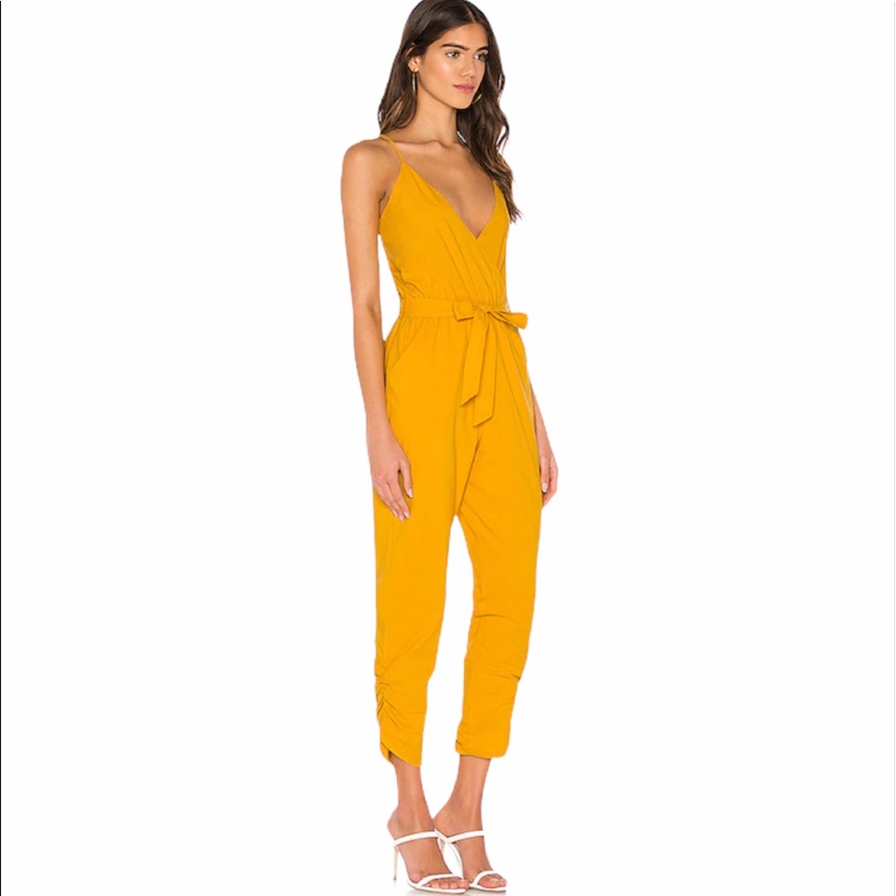 Lovers and Friends Emily Sunflower Yellow Jumpsuit